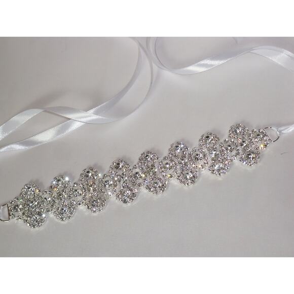 rhinestone bridal wedding headband headpiece  prom  Quenceanera party headband - Picture 1 of 6